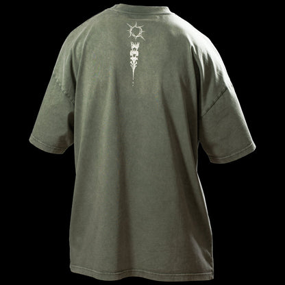 Tee-shirt Réminiscence Olive vintage Quelque Part