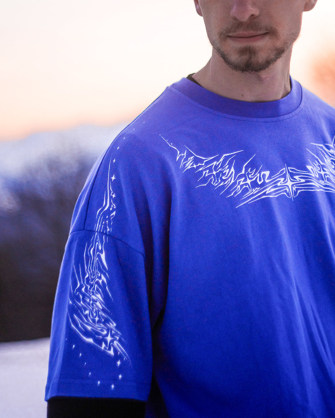 Tee-shirt Éclat Stellaire Outremer Quelque Part