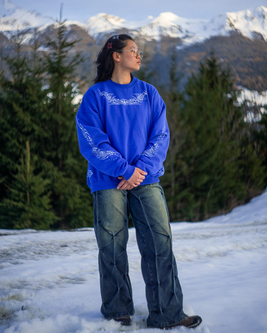 Sweat Éclat Stellaire Outremer Quelque Part