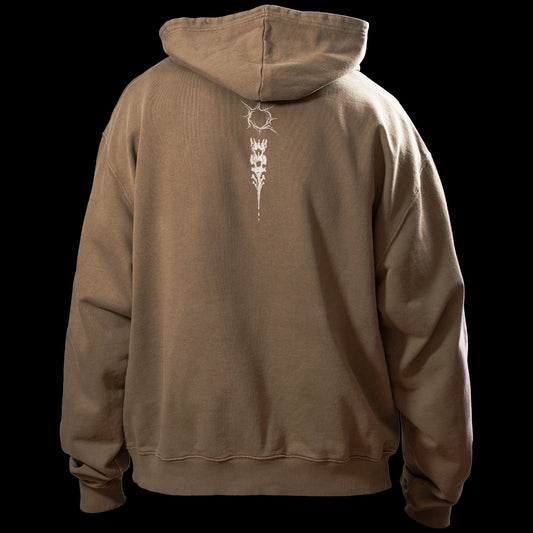 Sweat à capuche Réminiscence Tan vintage Quelque Part