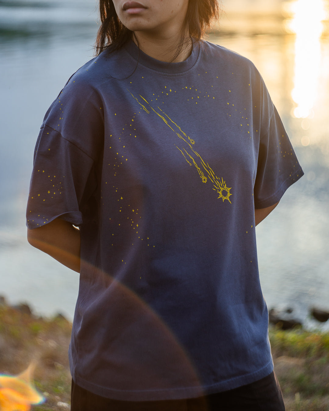 Tee-shirt Orionides Bleu Quelque Part