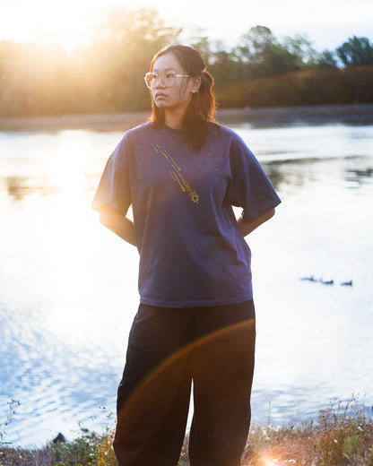 Tee-shirt Orionides Bleu Quelque Part