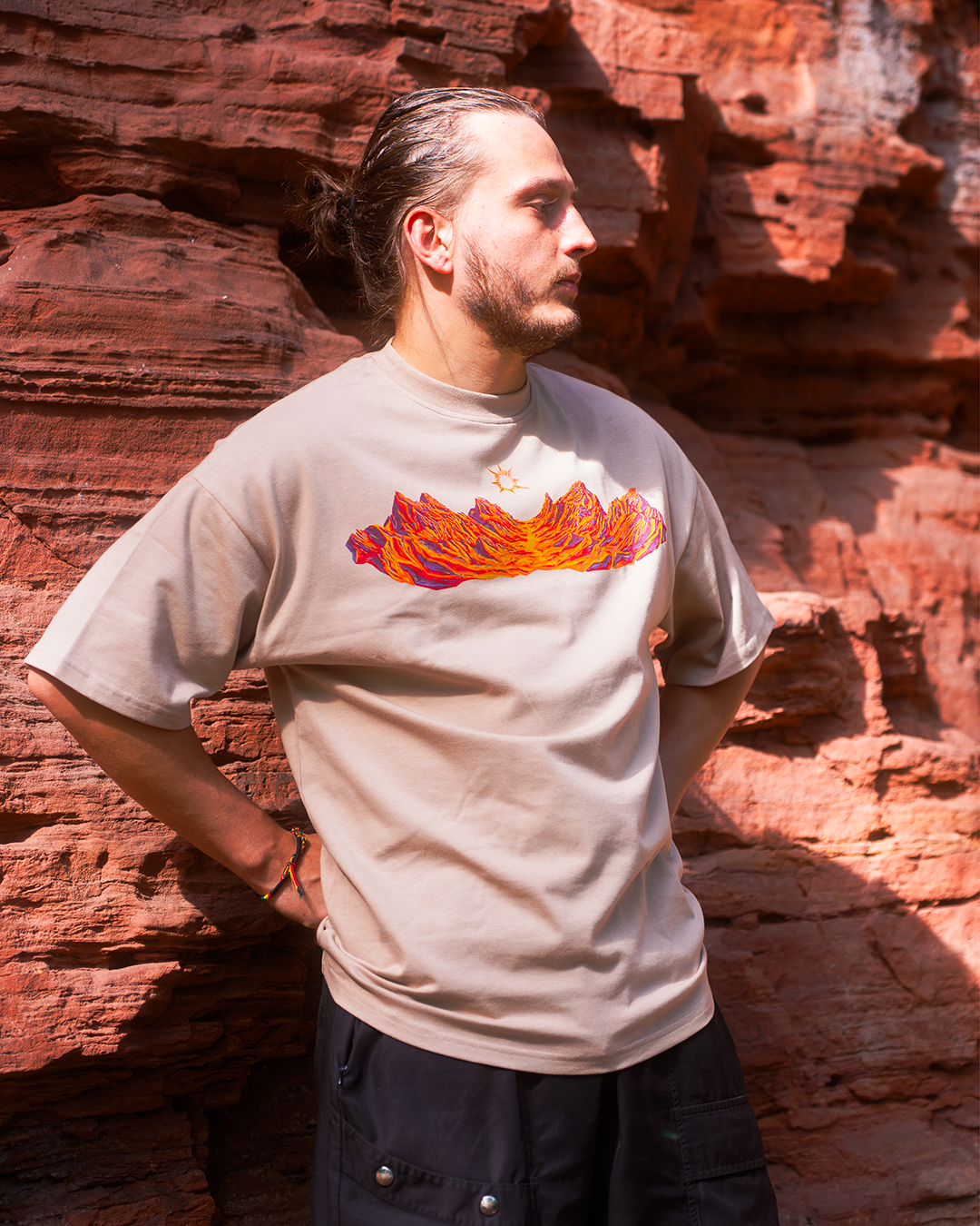 Tee-shirt Montagnes Vespérales Quelque Part