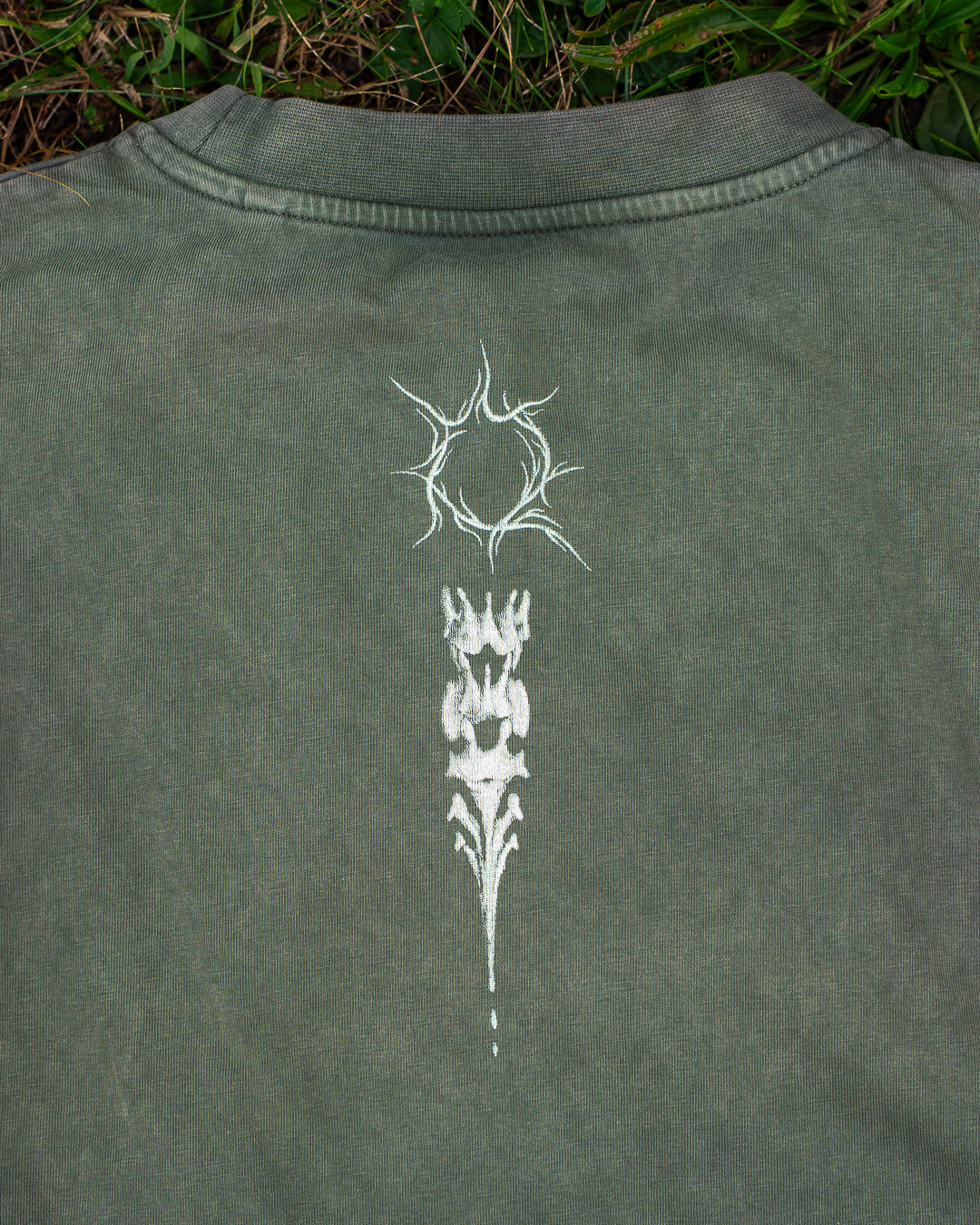 Tee-shirt Réminiscence Olive vintage Quelque Part