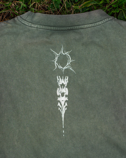 Tee-shirt Réminiscence Olive vintage Quelque Part