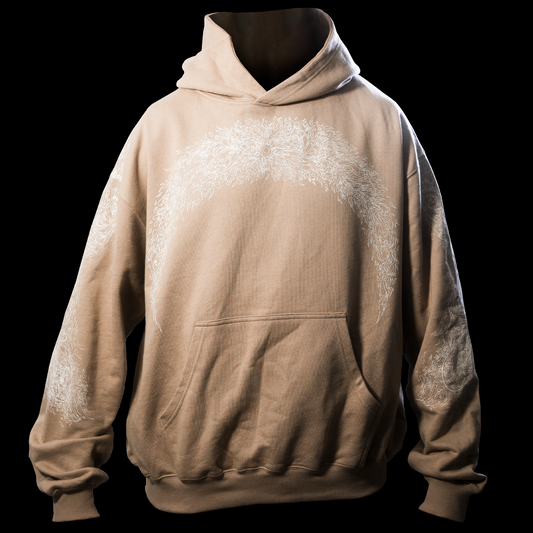 Sweat à capuche Rêve Beige Quelque Part