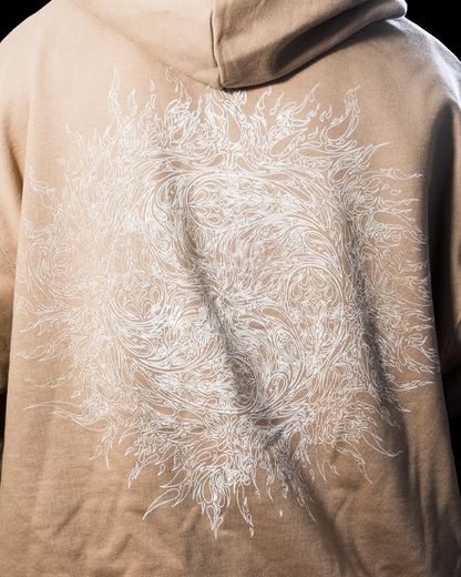 Sweat à capuche Rêve Beige Quelque Part
